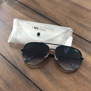 Desi Quay Australia high key aviator sunglasses
